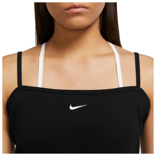 Nike Γυναικεία αμάνικη μπλούζα Sportswear Essential Rib Crop Top